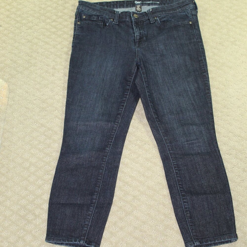 Gap Legging Capri Women's 8 / 29R Dark Wash Blue Jeans